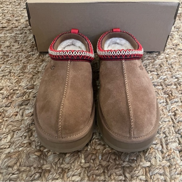 NWT UGG Tazz Slippers Chestnut Size Big Kids Y6/Women’s 7.5 - Picture 7 of 16
